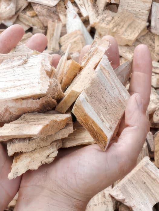 G100 wood chips