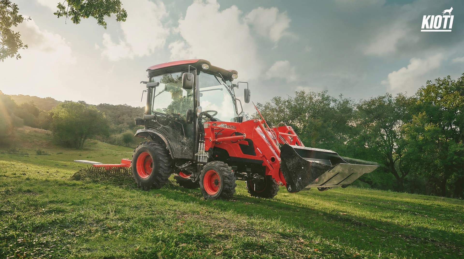 Kioti Tractor in Action