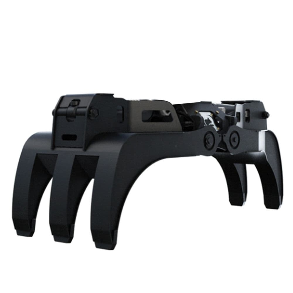 Rotobec Mini Rake Grapple PC018R w/RT222 Rotation & Grabbing Teeth