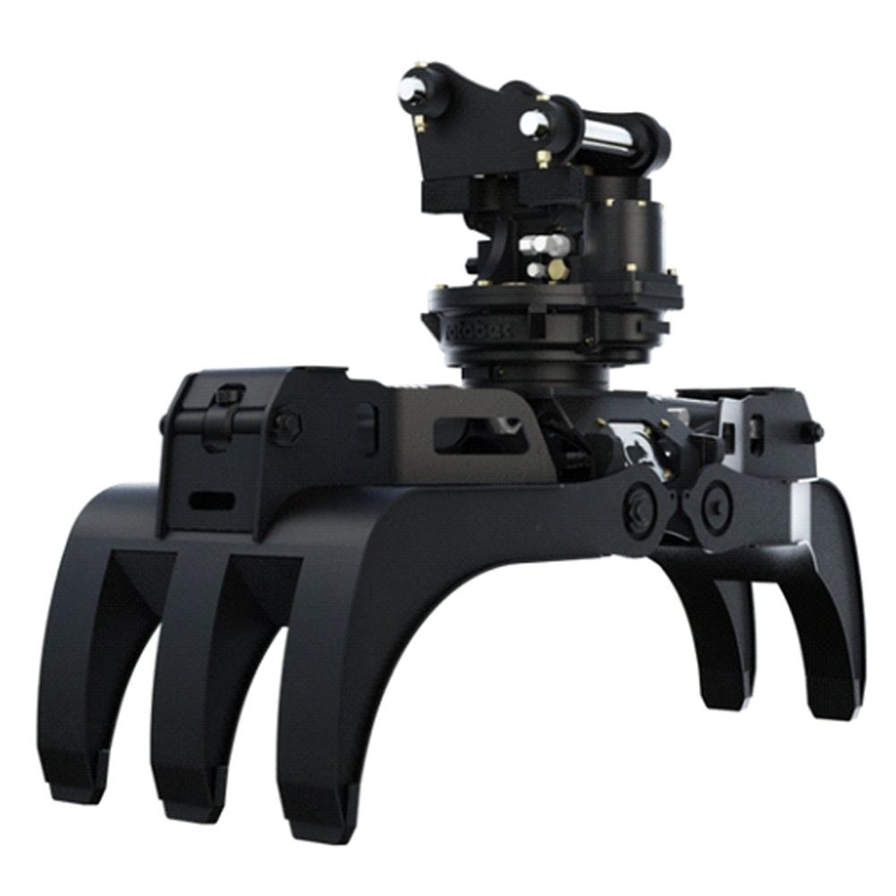 Rotobec Mini Rake Grapple PC025R w/RGP252 Rotation