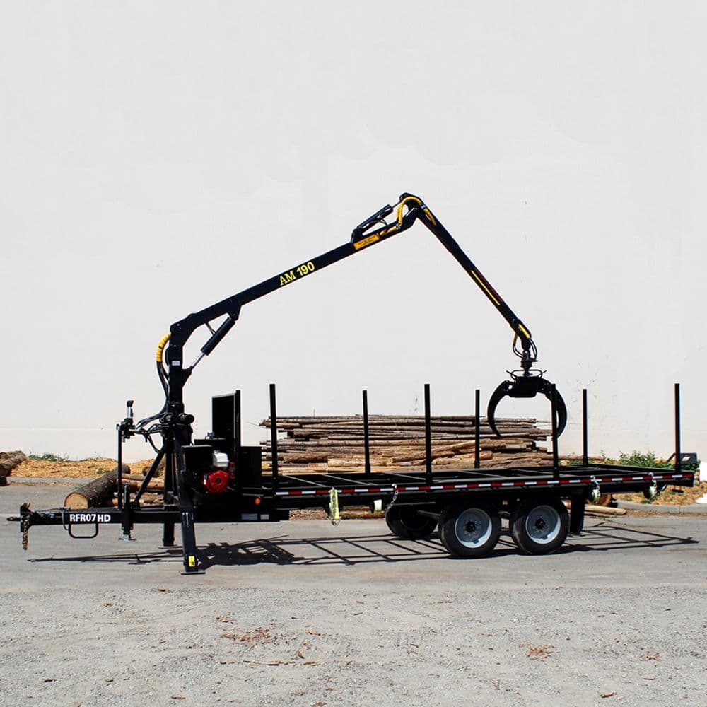 AM Machinery 7 Ton Road Log Trailer