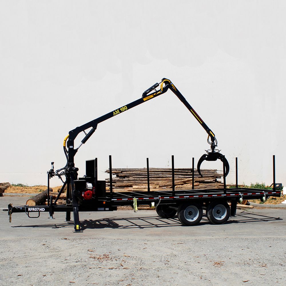 AM Machinery 7 Ton Road Log Trailer