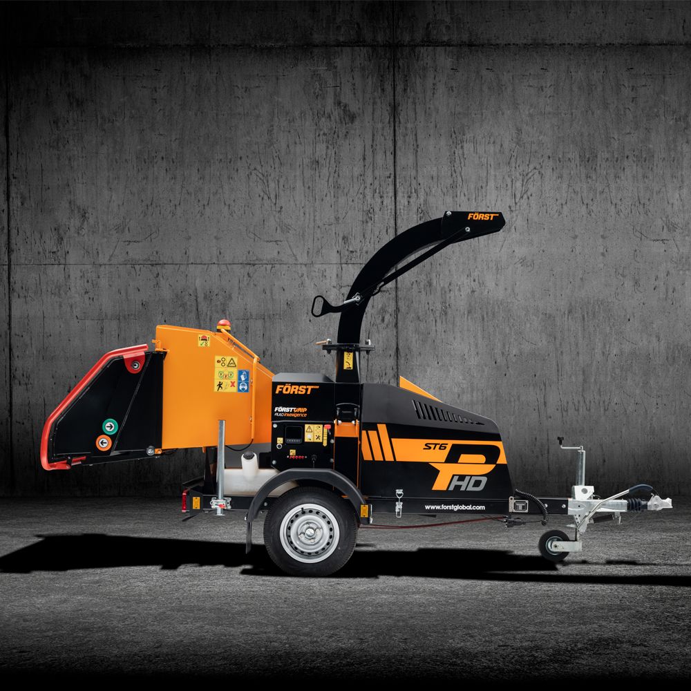 Forst ST6P HD Heavy Duty Wheeled Chipper with 40HP Vanguard Gas Engine