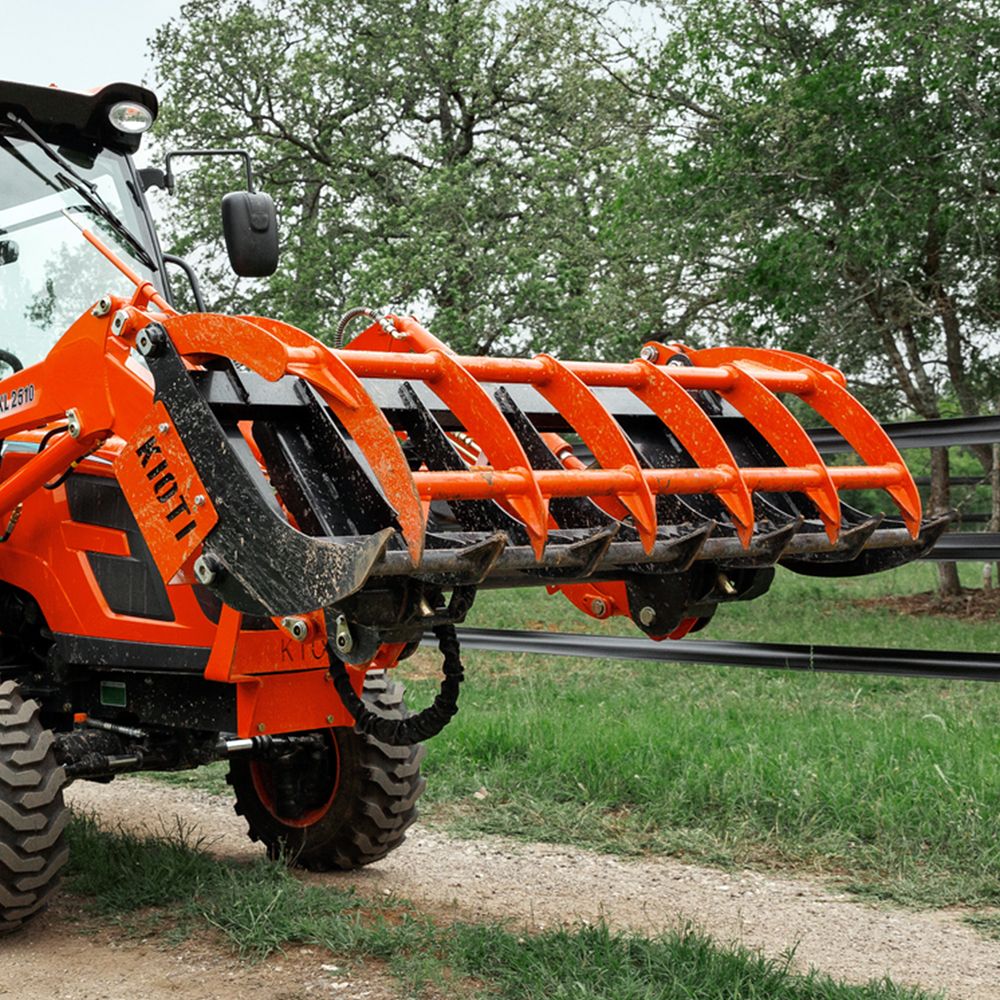 Kioti KG4060 Standard Duty 60" Single Arm Rake Grapple
