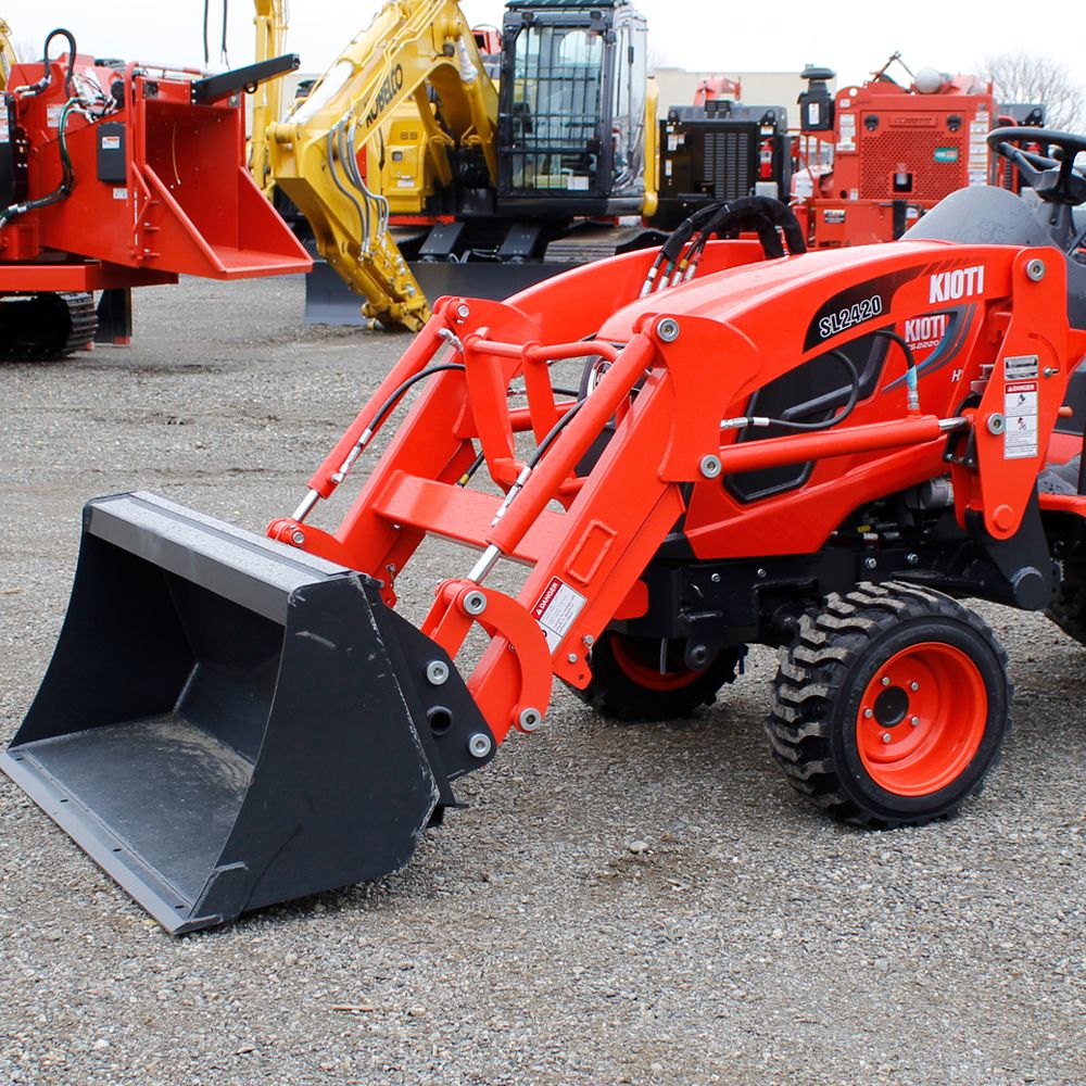 Kioti SL2420 Front End Loader w/48" Quick Attach Bucket & Grill Guard