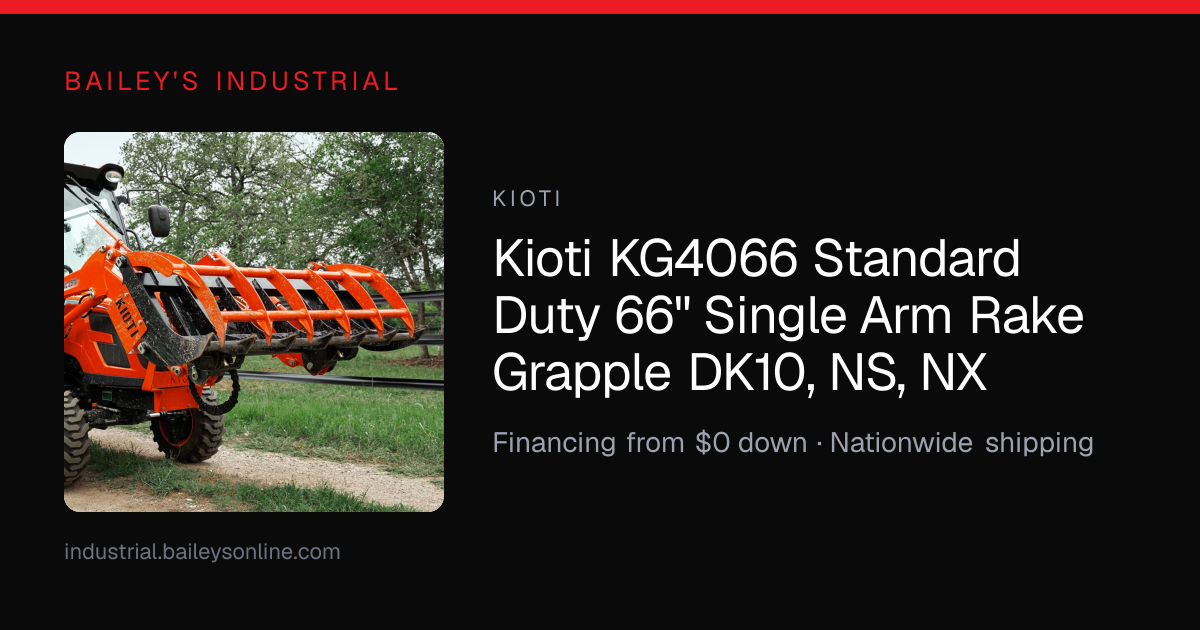 Kioti KG4066 Standard Duty 66