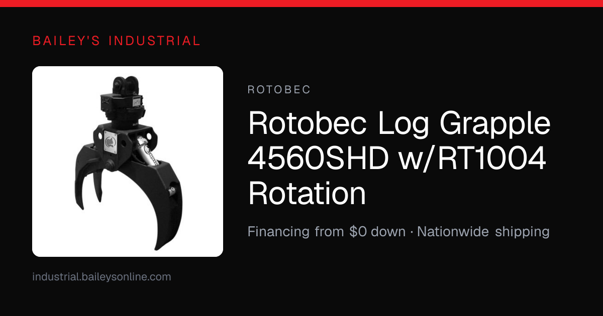 Rotobec Log Grapple 4560SHD w/RT1004 Rotation